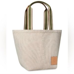 NWT Tory Burch Gracie Canvas Tote Bag